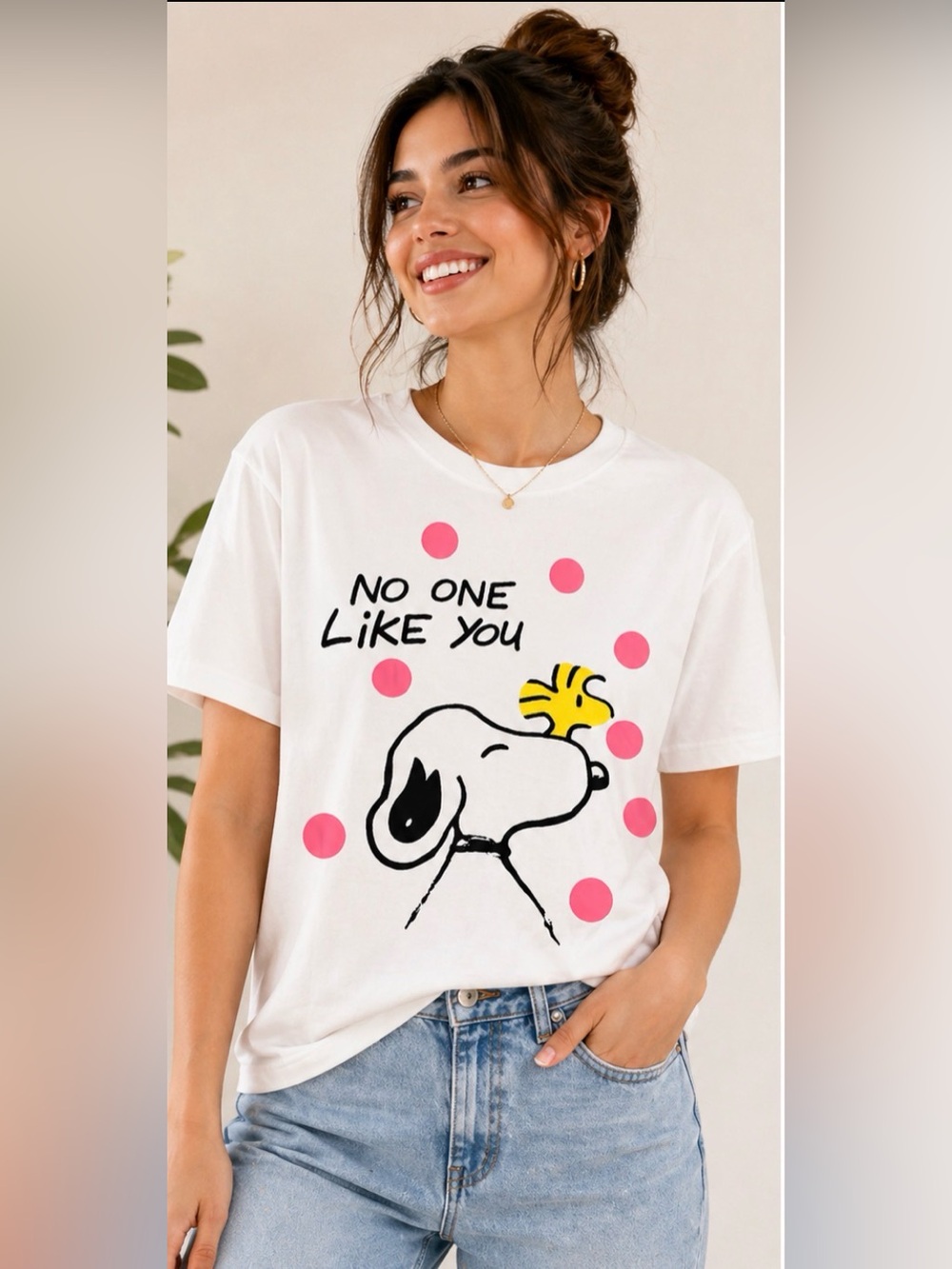 ✨ Snoopy Tee Cute Graphic Top 🐶💕 Camiseta Snoopy Trendy ✨
